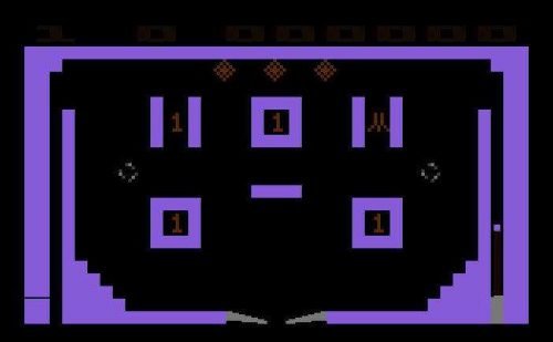 Atari 2600 Video Pinball Arcade Pinball
