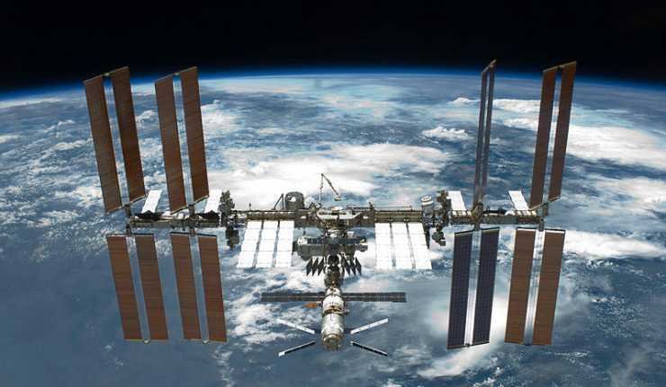 International Space Station after undocking