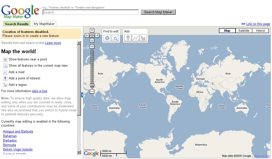 google map maker large