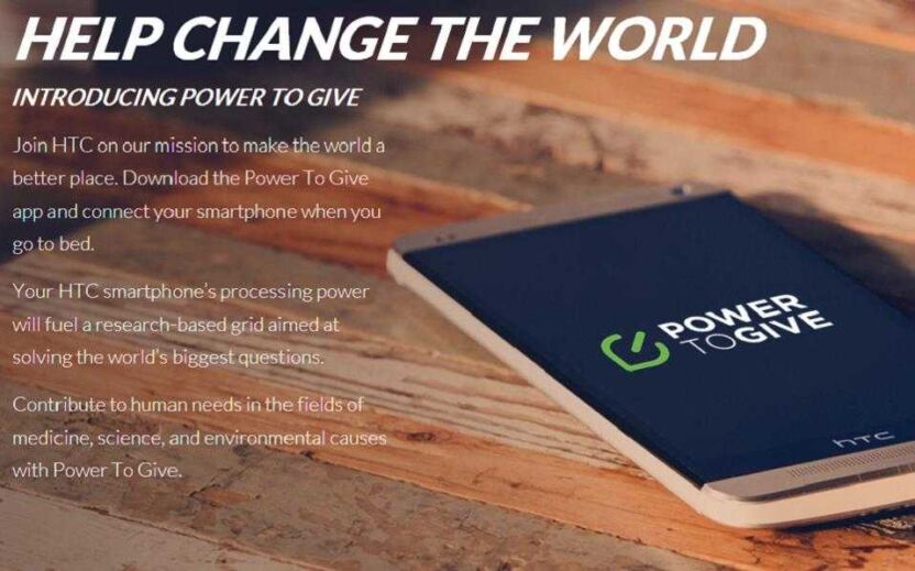 htc power to give