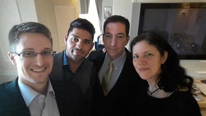 Snowden selfie