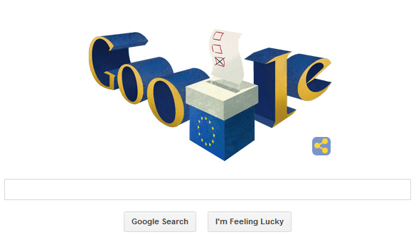 google doodle eu elections