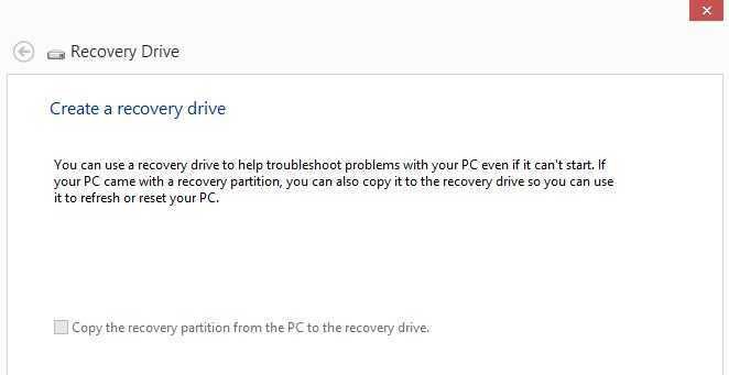 Drive Recovery wizard