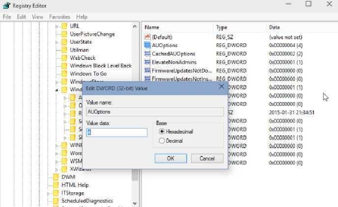 windows 10 registry editor