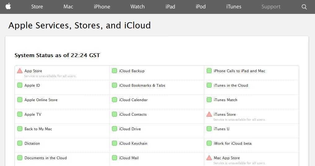 Apple Services Stores and iCloud