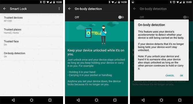 On-Body Detection