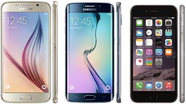 Galaxy S6 Edge iPhone 6