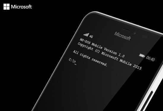 Microsoft MS-DOS Mobile