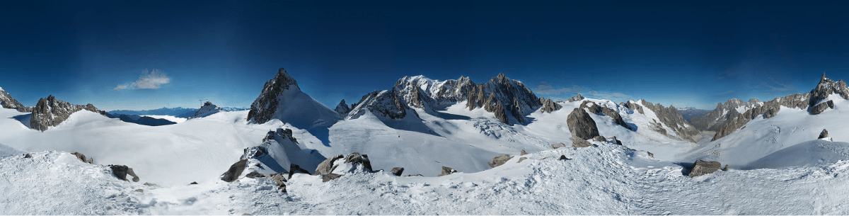 Mont Blanc 353 gigapixels