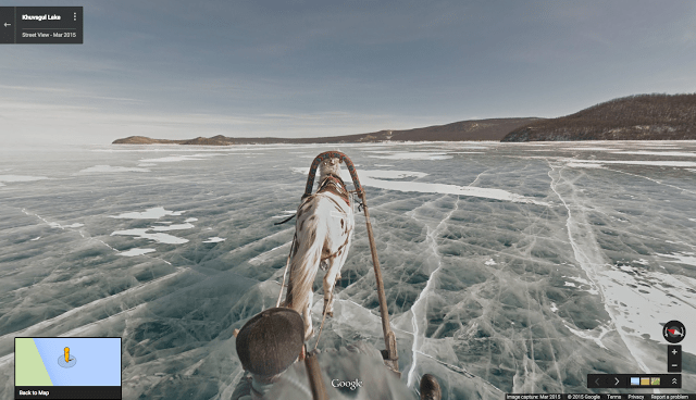 Khuvsgul Lake Google Street View