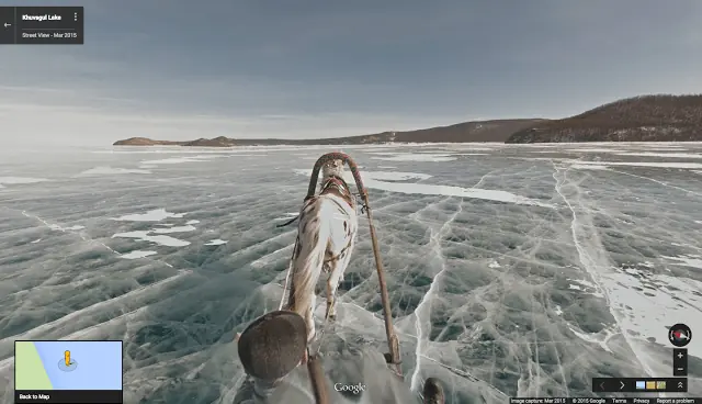 Khuvsgul Lake Google Street View