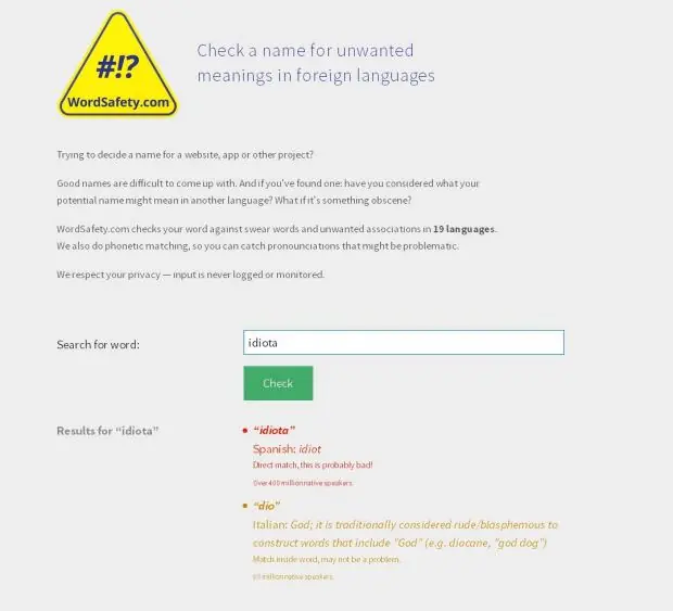 wordsafety