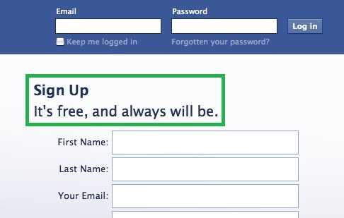 Facebook is free