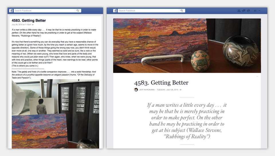 Facebook Notes