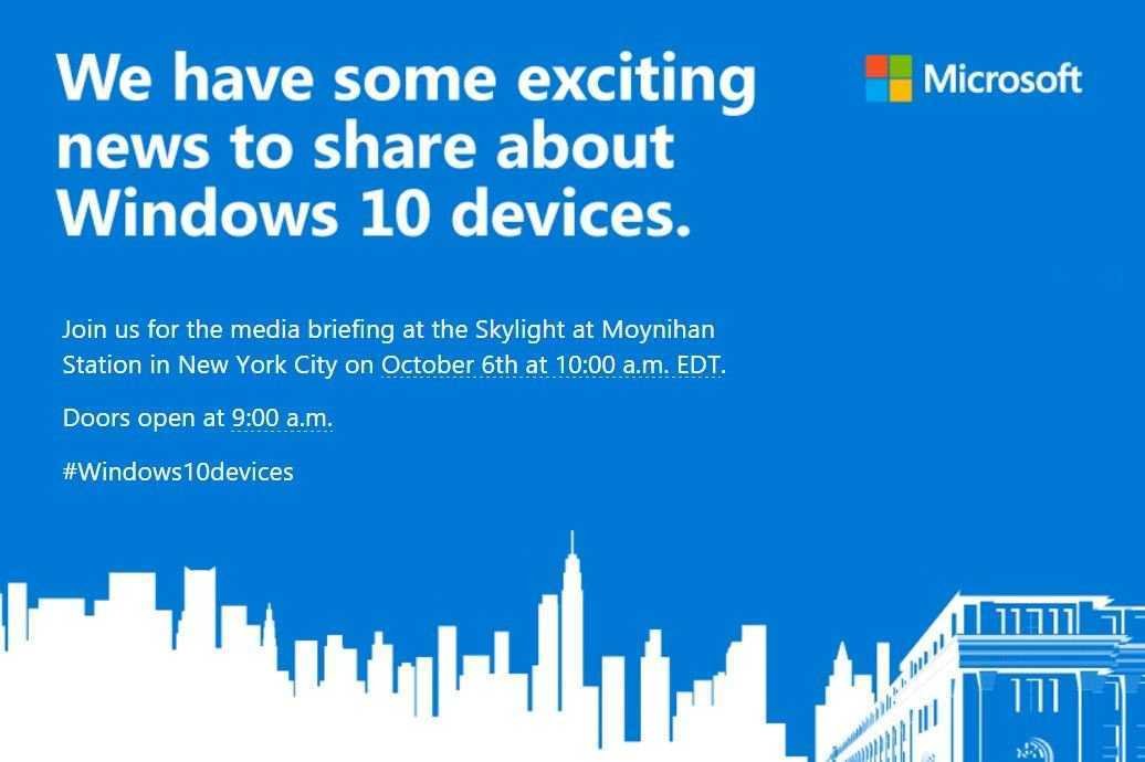 Microsoft Windows 10 devices invites
