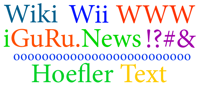 Hoefler Text Wikipedia