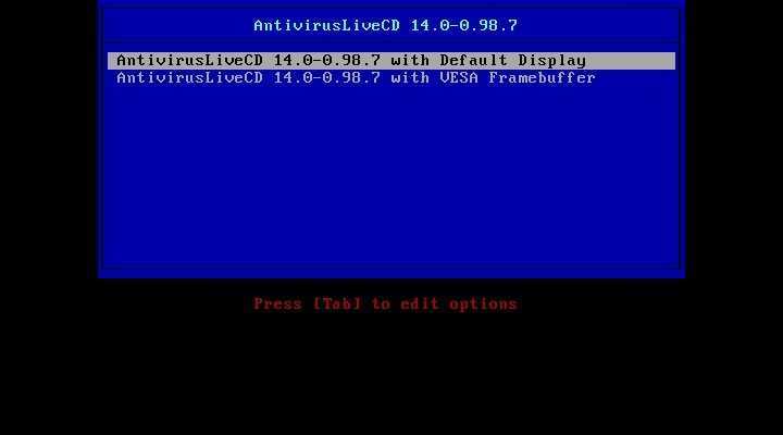 antivirus live cd clamav