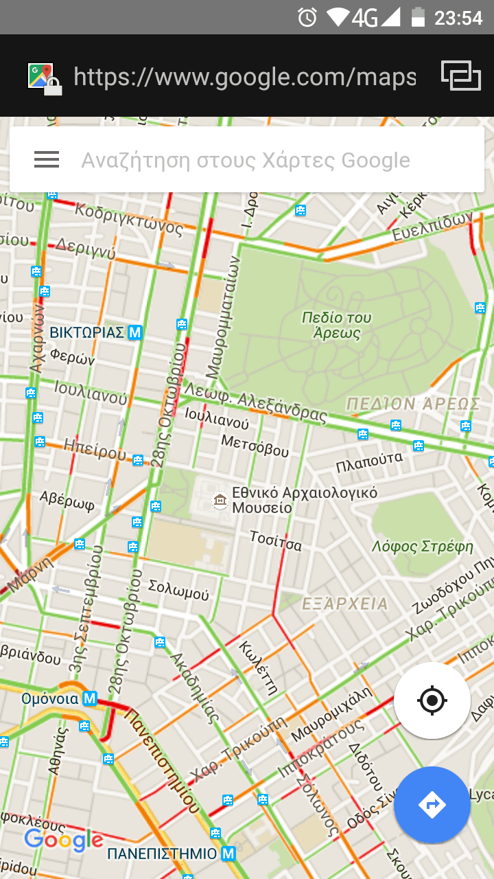 traffic google maps