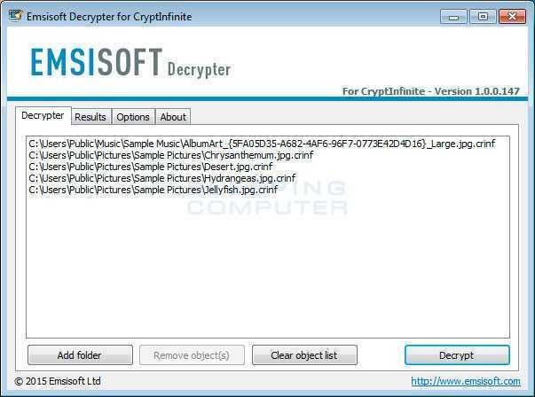 decrypt cryptinfinite DecryptorMax