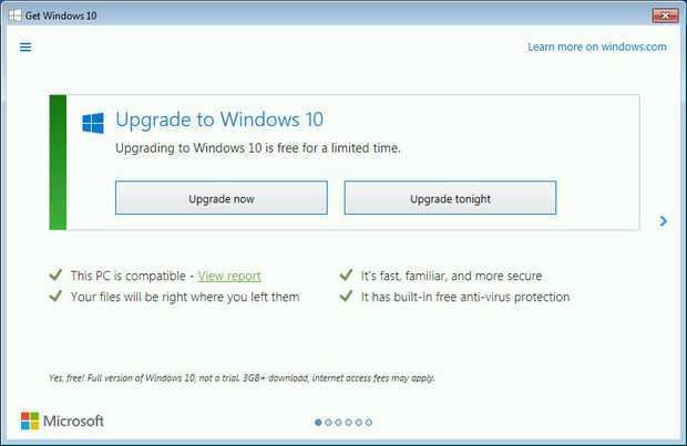 upgrade-now Microsoft