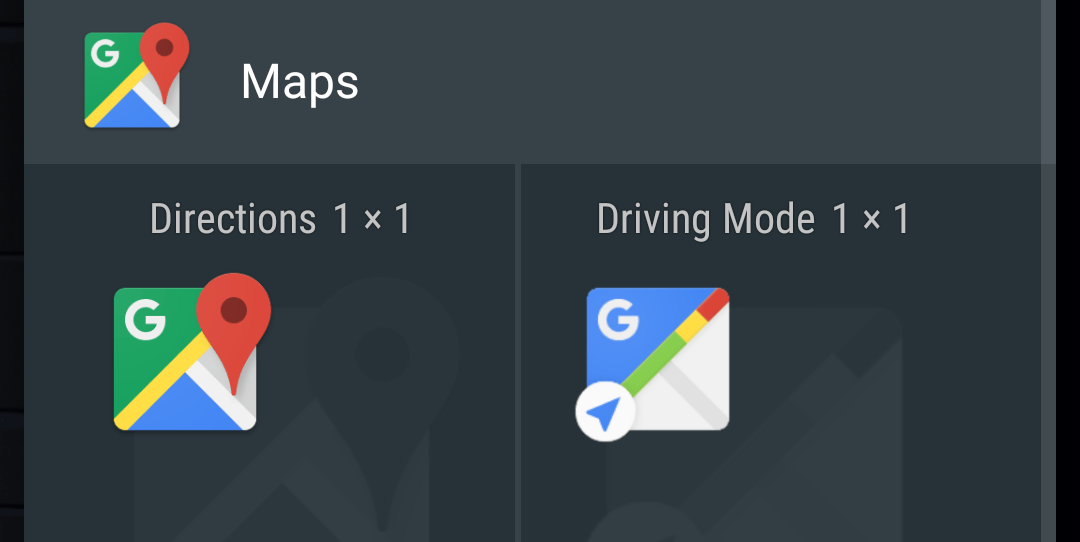 Google Maps Driving Mode
