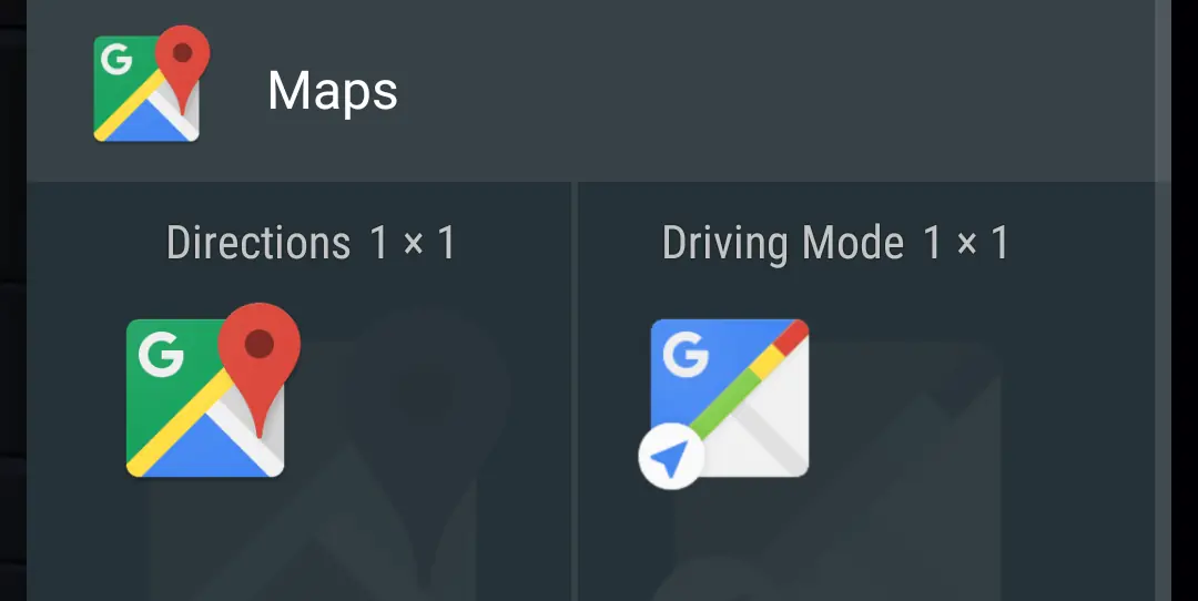 Google Maps Driving Mode