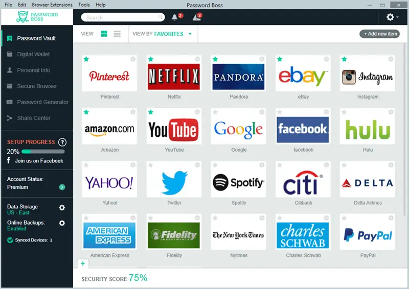 Password Boss password manager