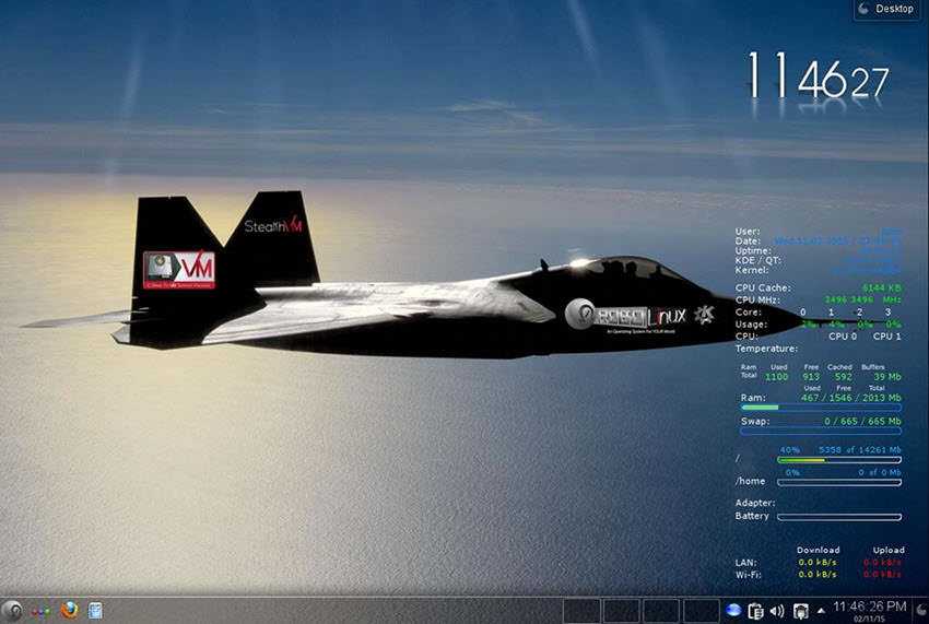 Robolinux V8.5 Raptor kde-plasma