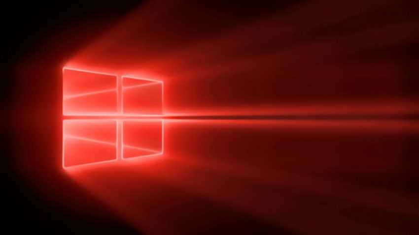 windows 10 red