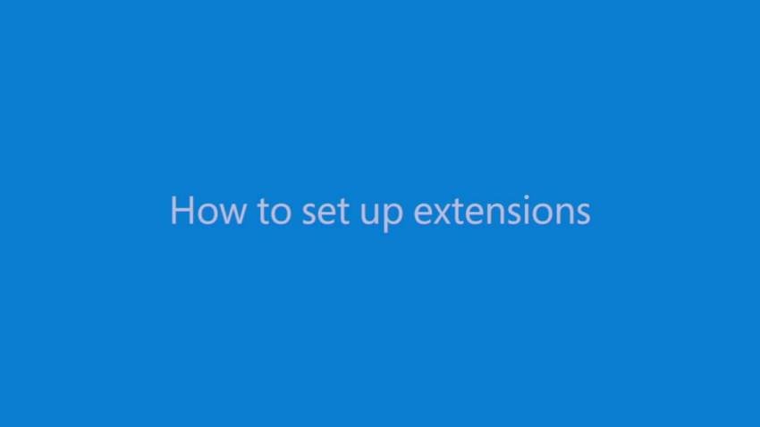 Microsoft Edge extensions