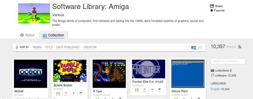 Software Library Amiga