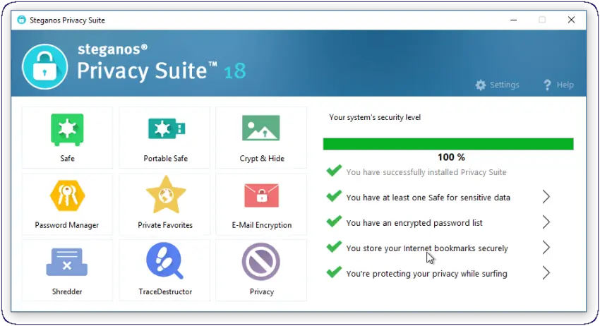 Steganos Privacy Suite 18