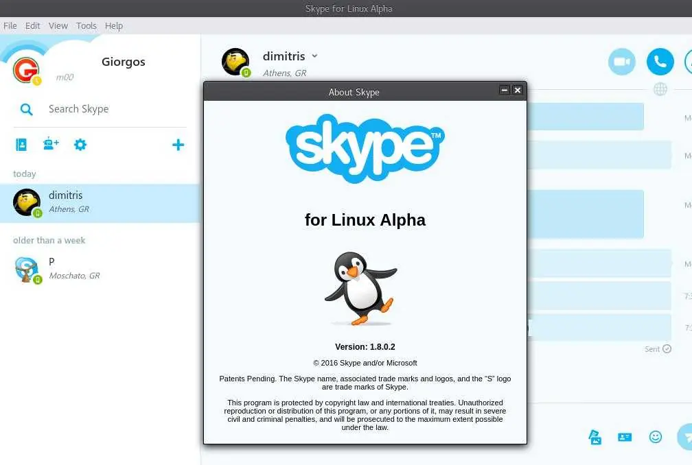 Skype for Linux Alpha
