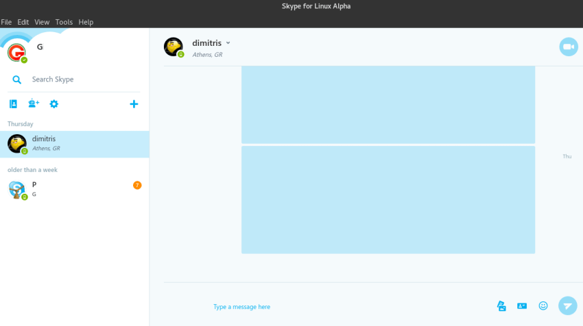 Skype 1.7 Alpha for Linux