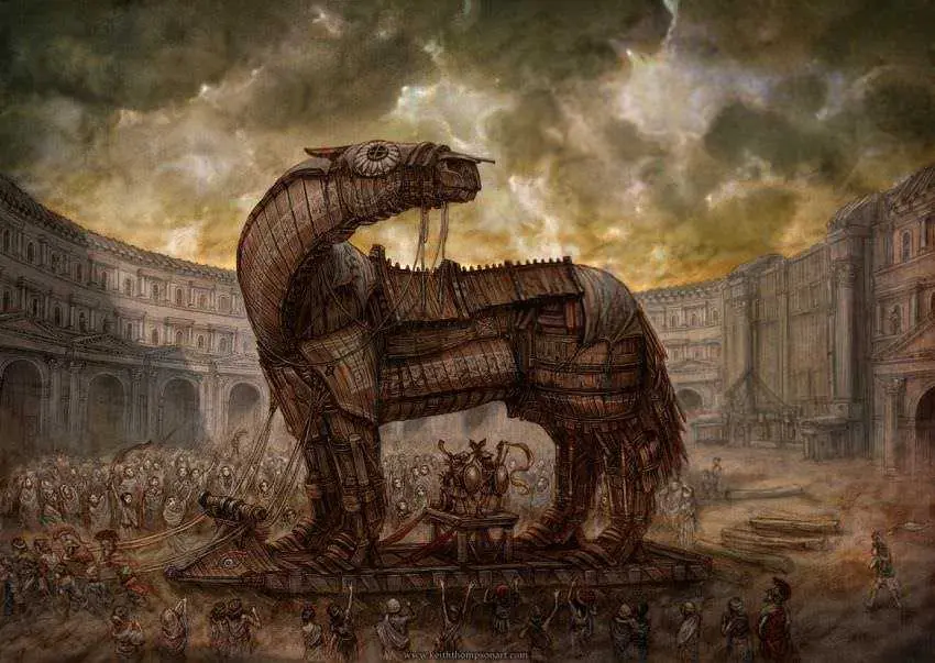 DualToy Trojan Horse by Keithwormwood