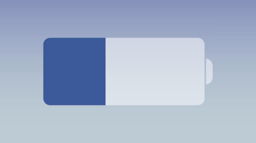 facebook battery