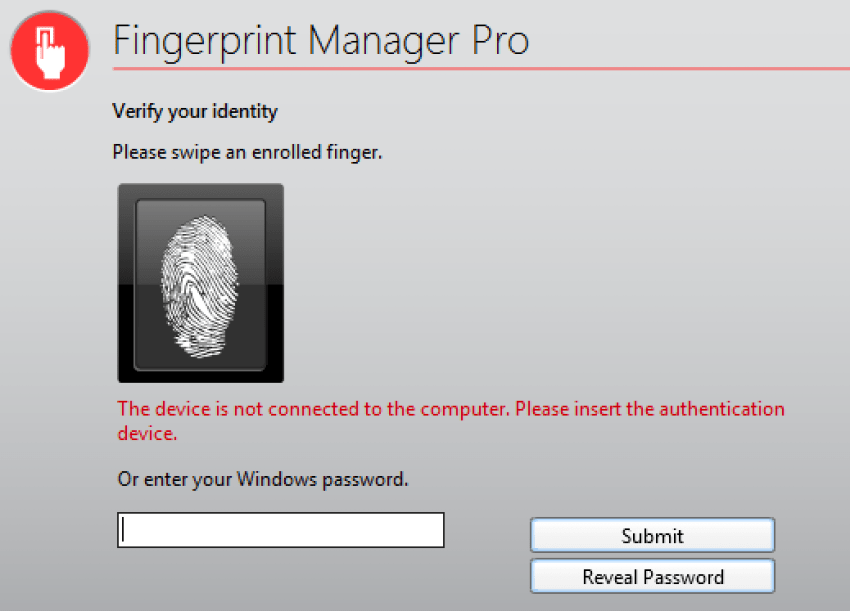 Lenovo Fingerprint Manager Pro