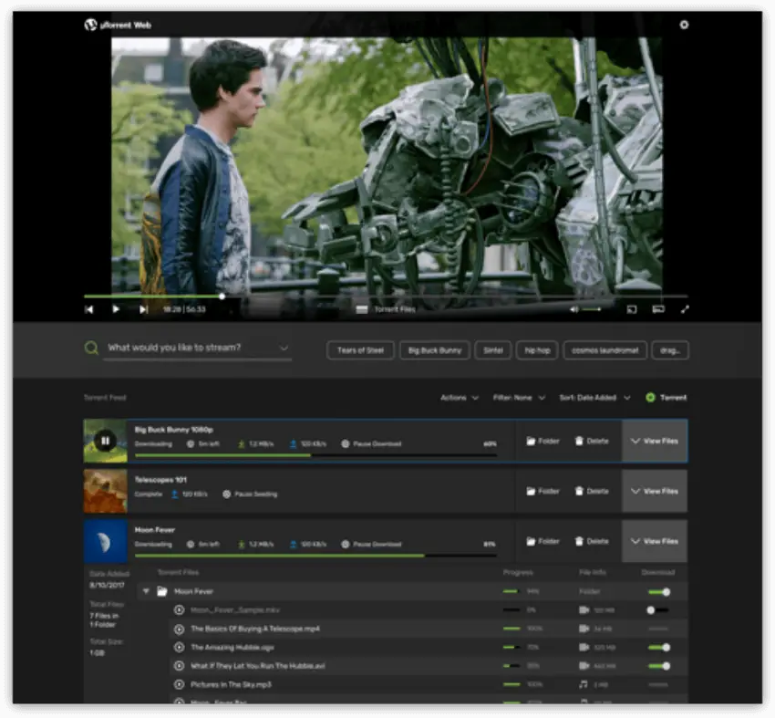 uTorrent Web