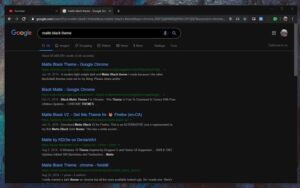 dark mode