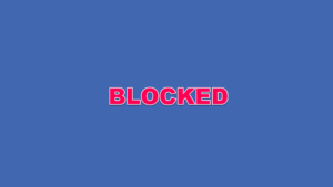 facebook blocked