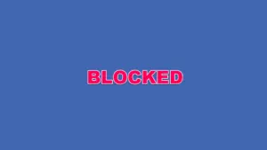 facebook blocked