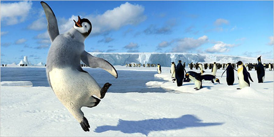happy pinguine