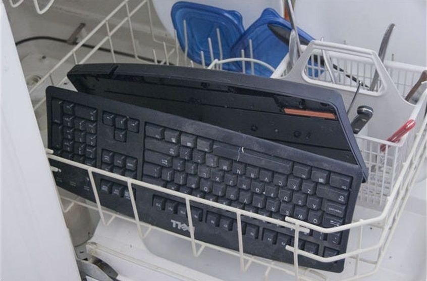 keyboard dishwasher