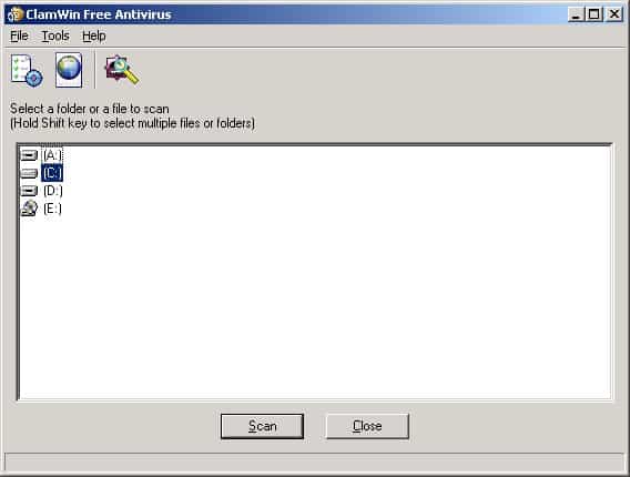 clamwin free antivirus