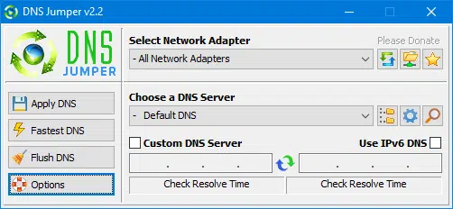 dns jumper main gui