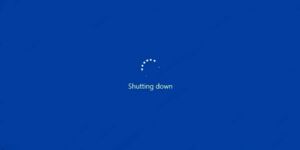 windows 10 shutdown