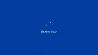 windows 10 shutdown