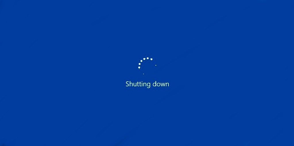 windows 10 shutdown