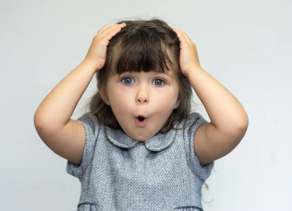 surprised girl