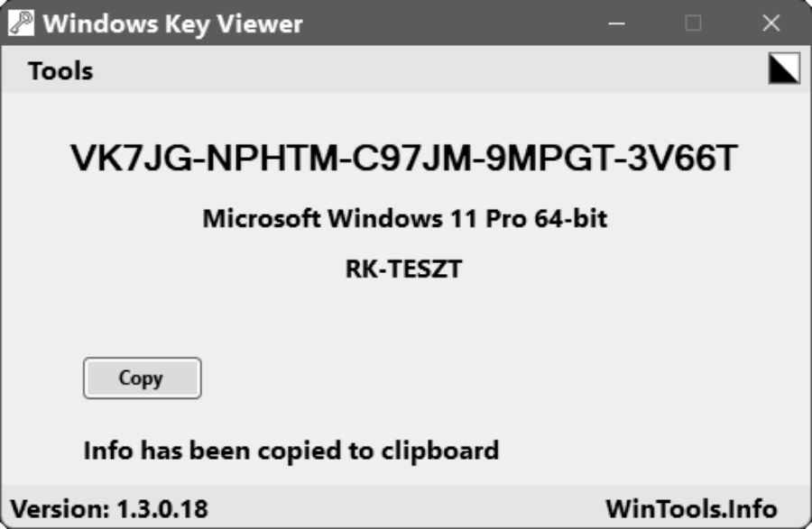 windows key viewer